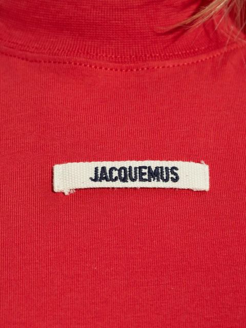 Jacquemus logo-tag short-sleeve T-shirt - Red