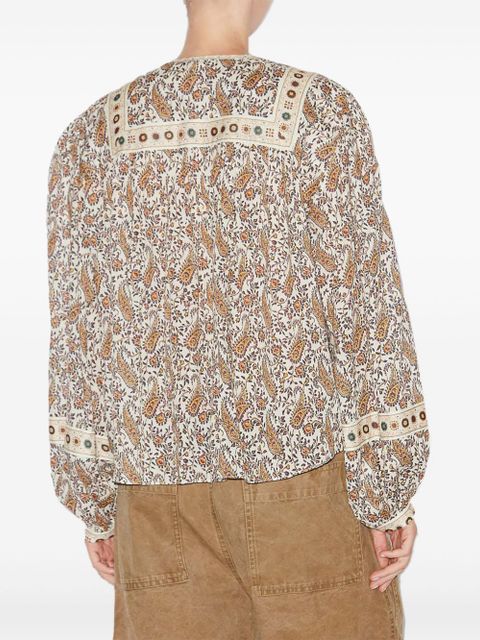 MARANT ÉTOILE Gayle blouse - Brown