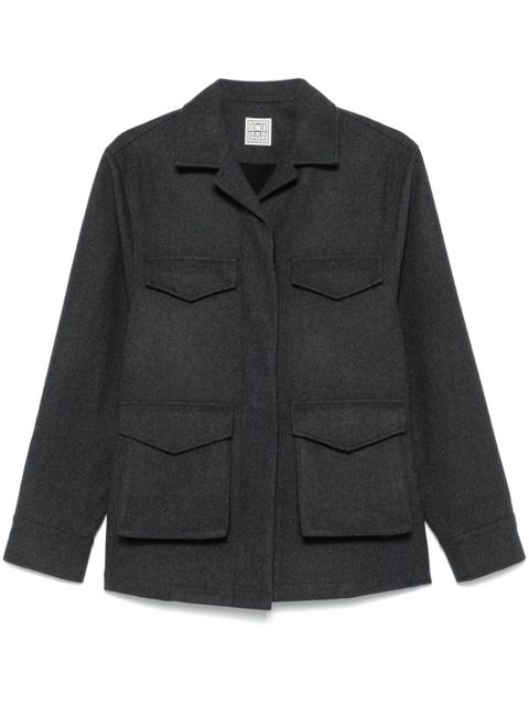 TOTEME felted cargo jacket - Grey - zdjęcie produktu nr 1