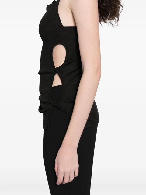 Christopher Esber open twist tank top - Black