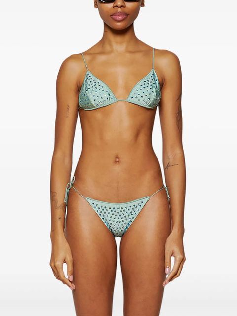 Oséree Gem crystal-embellished bikini - Green