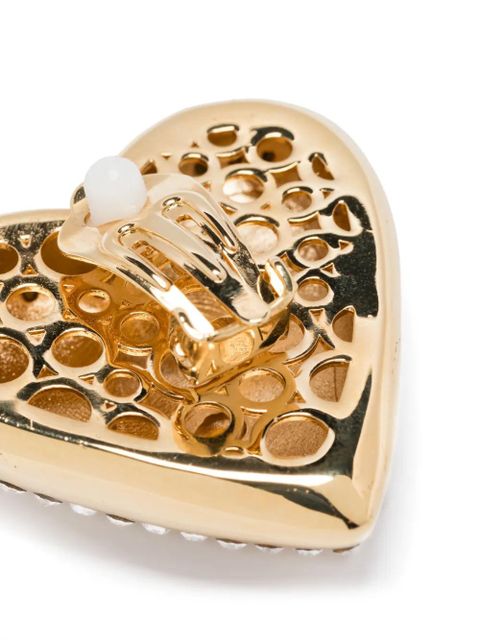 Dolce & Gabbana heart-motif clip-on earrings - Gold