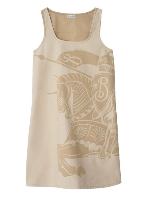 Burberry EKD cotton mini dress - Neutrals - zdjęcie produktu nr 1