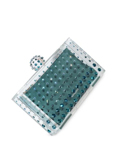 Aquazzura Tequila clutch bag - White