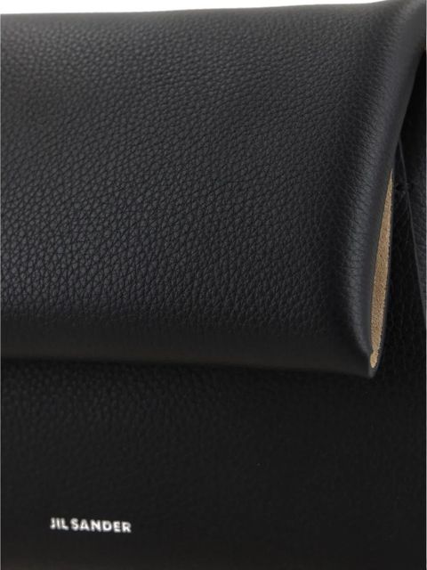 Jil Sander flap-detail shoulder bag - Black