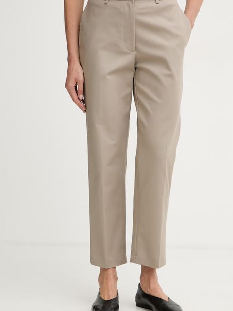 Calvin Klein spodnie chinos damskie bawełniane z elastanem - zdjęcie produktu nr 1