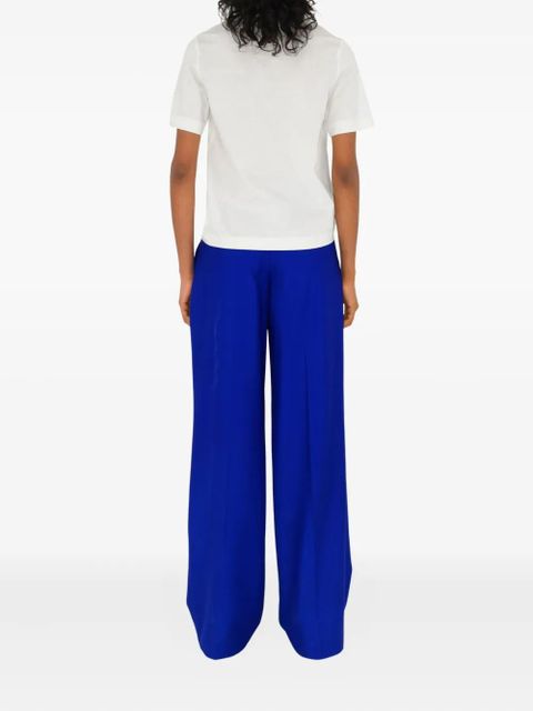 Burberry Equestrian Knight-detail cotton T-shirt - White