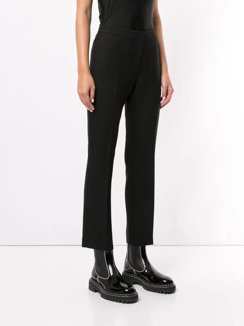 Alexander McQueen cropped cigarette trousers - Black