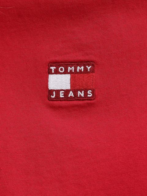 Tommy Jeans t-shirt bawełniany damski kolor bordowy DW0DW22202