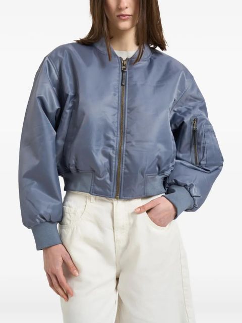 ANINE BING Leon sleeve-pocket bomber jacket - Blue - zdjęcie produktu nr 1