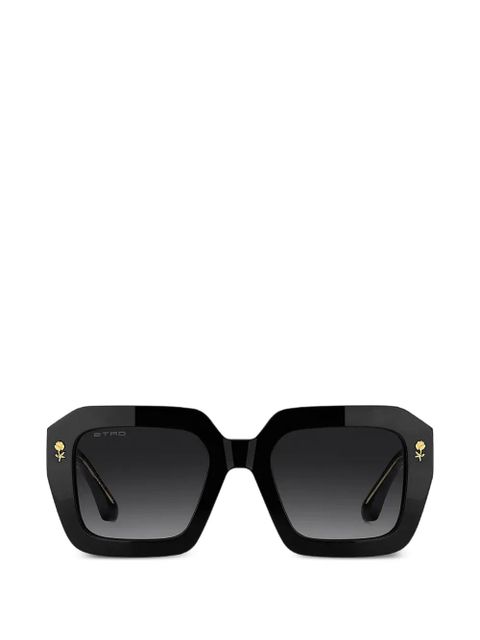 ETRO flower geometric sunglasses - Black - zdjęcie produktu nr 1