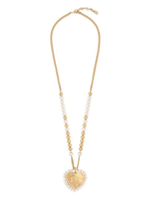 Dolce & Gabbana heart-pendant necklace - Gold - zdjęcie produktu nr 1