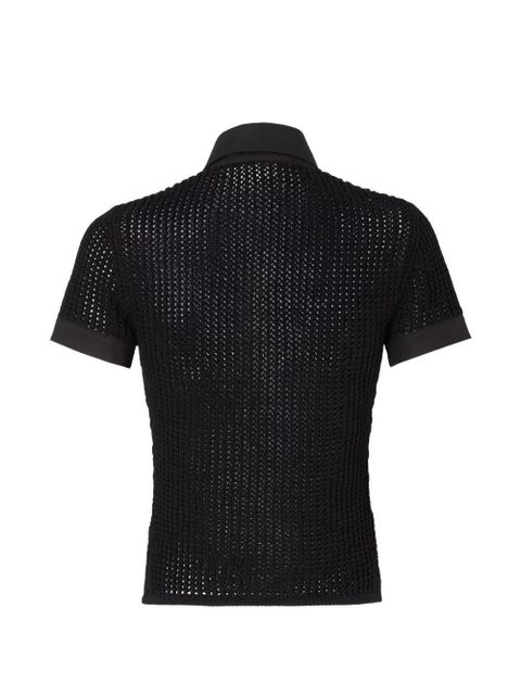 FENDI buttoned knitted shirt - Black - zdjęcie produktu nr 2