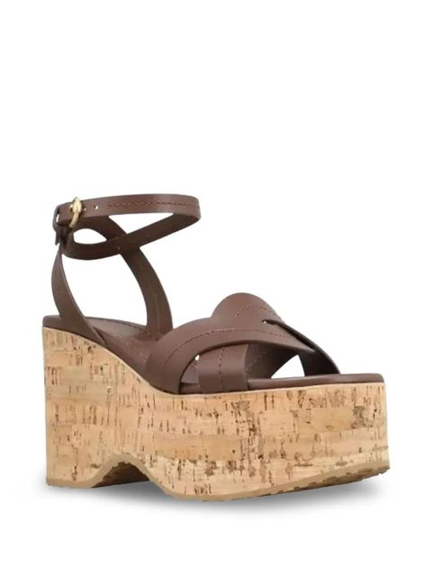 Gianvito Rossi crossover platform sandals - Brown - zdjęcie produktu nr 2