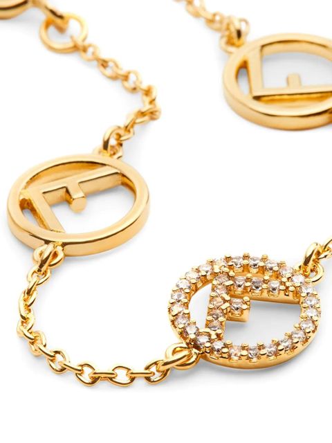 FENDI crystal embellishment bracelet - Gold - zdjęcie produktu nr 2