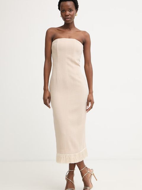 Simona Corsellini sukienka letnia z wiskozą - zdjęcie produktu nr 1