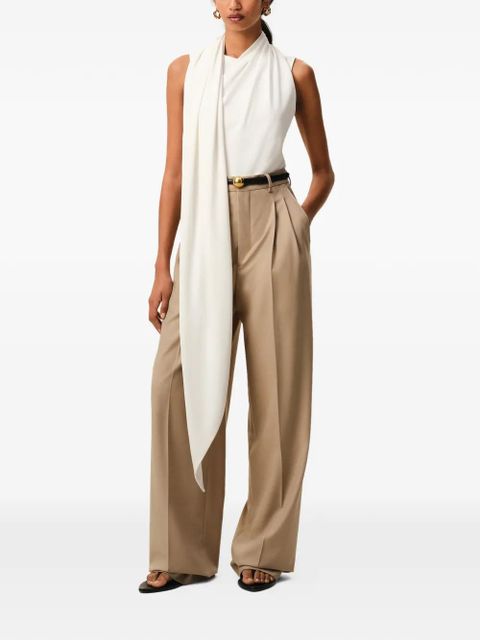 AMI Paris pussy-bow sleeveless top - Neutrals - zdjęcie produktu nr 2