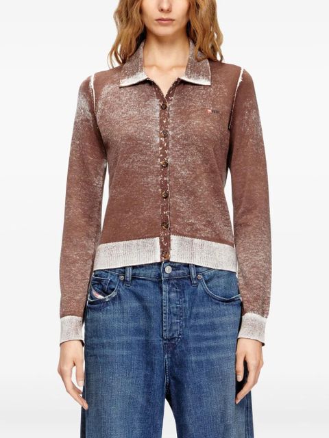 Diesel M-Loren cardigan - Brown