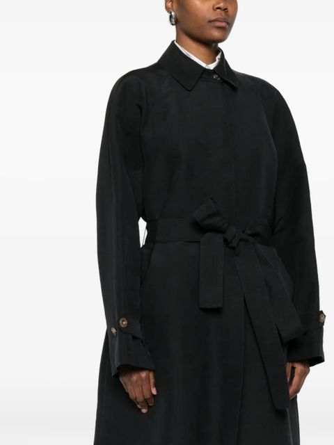 The Row belted single-breasted coat - Black - zdjęcie produktu nr 2