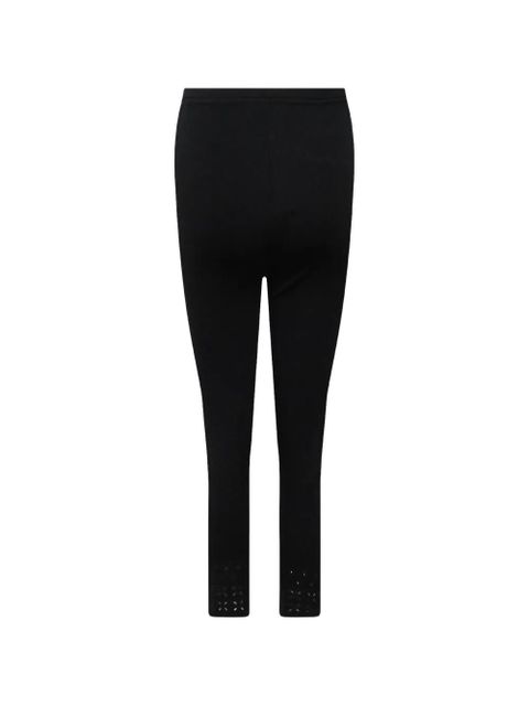 Ulla Johnson eyelet-knit trousers - Black - zdjęcie produktu nr 1