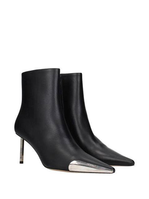 Off-White metal-cap stiletto ankle boots - Black - zdjęcie produktu nr 2