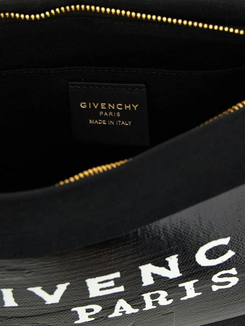 Givenchy tape print small clutch bag - Black