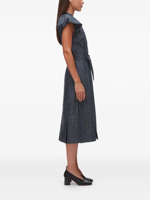 3.1 Phillip Lim puff-sleeve belted dress - Blue