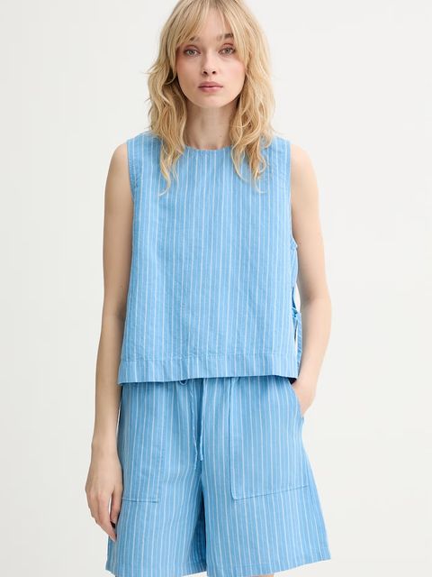 Marc O'Polo bluzka damska z lnem - zdjęcie produktu nr 1