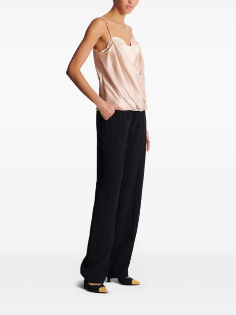 Balmain draped tank top - Pink