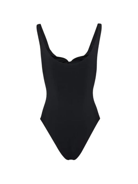 Magda Butrym flower-detail swimsuit - Black - zdjęcie produktu nr 2