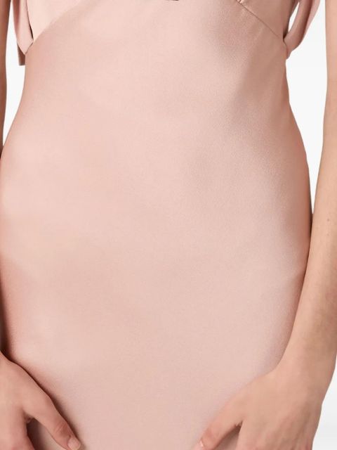 Miu Miu satin maxi dress - Pink