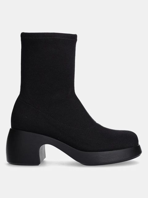 Camper botki Thelma damskie kolor czarny na słupku K400619-001