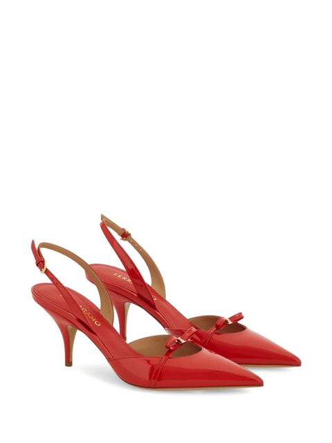 Ferragamo Bow pumps - Red - zdjęcie produktu nr 2