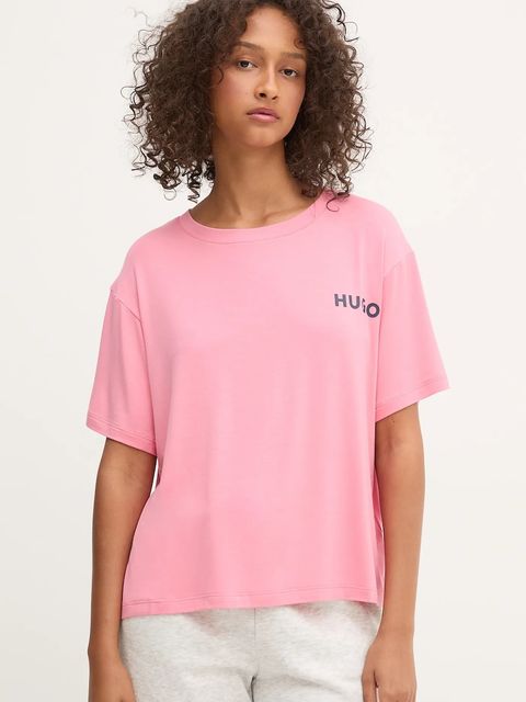 HUGO t-shirt lounge kolor niebieski 50490707