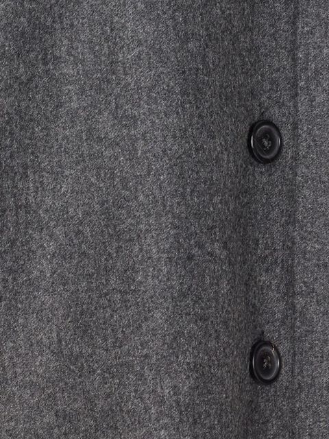 KHAITE Riordan buttoned short-sleeve shirt - Grey