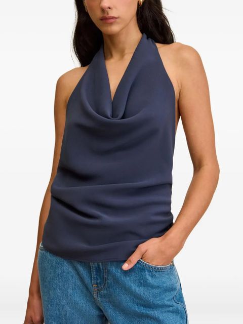 Cult Gaia Augusta cowl-neck top - Blue - zdjęcie produktu nr 1