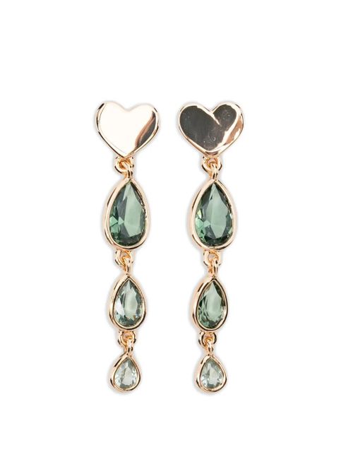 Maje heart zirconia earrings - Gold - zdjęcie produktu nr 1