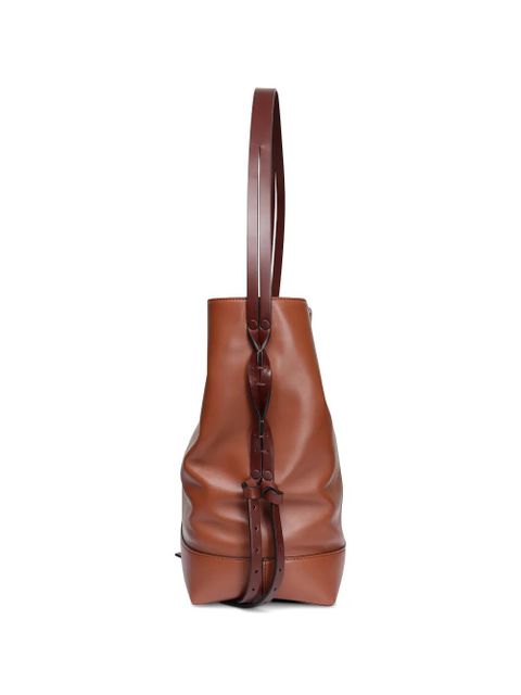 Marni small Pod 2.0 leather bucket bag - Brown