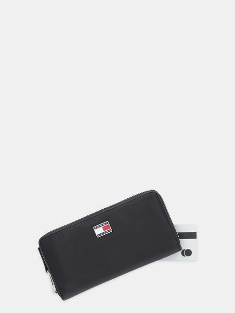 Tommy Jeans portfel damski kolor czarny AW0AW17879 - zdjęcie produktu nr 2