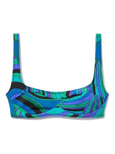 PUCCI Iride-print bikini top - Blue - zdjęcie produktu nr 1