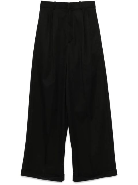 LOEWE pleated trousers - Black - zdjęcie produktu nr 1