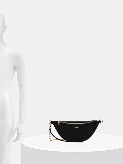 Lacoste torebka skórzana kolor czarny NF5098PH