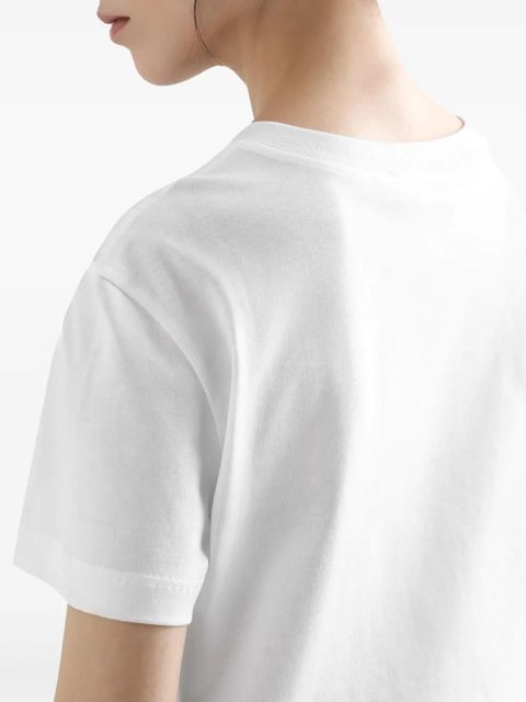 Dolce & Gabbana logo embroidered t-shirt - White