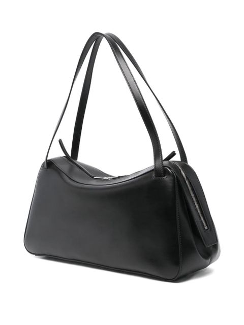 Jil Sander top-zip shoulder bag - Black