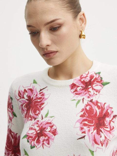 Morgan sweter z domieszką wełny MFLOWER