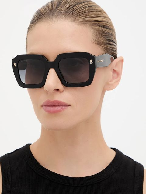 Etro okulary przeciwsłoneczne damskie kolor czarny ETRO 0114/S - zdjęcie produktu nr 2