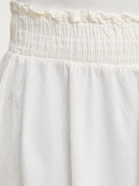 Answear.LAB spódnica bawełniana kolor beżowy maxi rozkloszowana