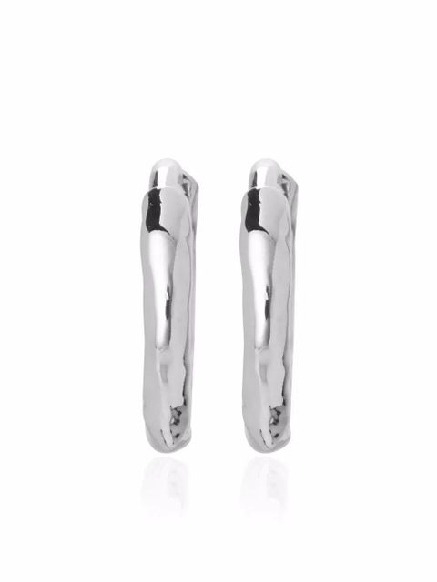 Monica Vinader Ziggy huggie earrings - Silver - zdjęcie produktu nr 1