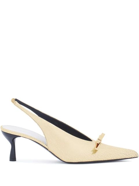 Lanvin bow-detailing pumps - Gold - zdjęcie produktu nr 1
