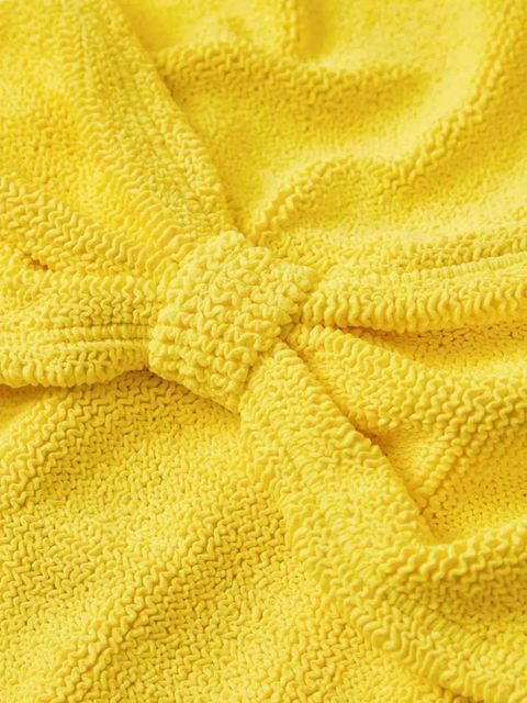 Hunza G Jean knot-detail bikini set - Yellow - zdjęcie produktu nr 2